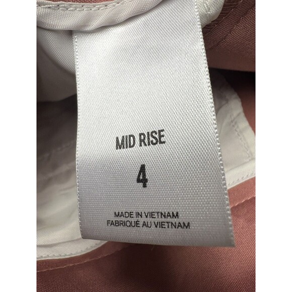 Express Pink Mauve Mid Rise Lace-up Shorts Size 4 - Picture 7 of 9